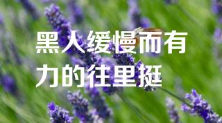 黑人缓慢而有力的往里挺