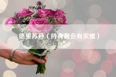 德里苏丹（持有者会有灾难）