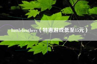 battlebrothers（特惠游戏低至15元）