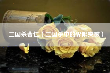 三国杀曹仁（三国杀中的界限突破）