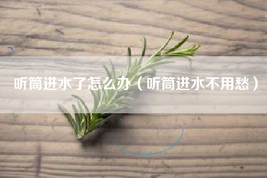 听筒进水了怎么办（听筒进水不用愁）