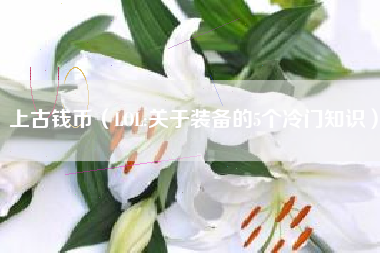 上古钱币（LOL:关于装备的5个冷门知识）