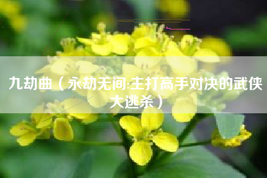九劫曲（永劫无间:主打高手对决的武侠大逃杀）