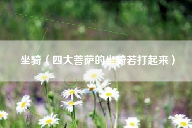坐骑（四大菩萨的坐骑若打起来）