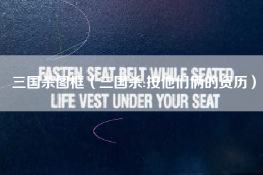 三国杀图框（三国杀:按他们俩的资历）