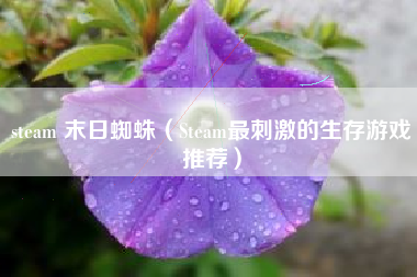 steam 末日蜘蛛（Steam最刺激的生存游戏推荐）