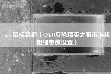 csgo 鼠标粗细（CSGO反恐精英之狙击准线粗细参数设置）