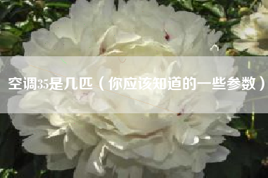 空调35是几匹（你应该知道的一些参数）