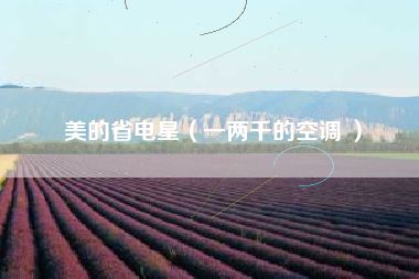 美的省电星（一两千的空调 ）
