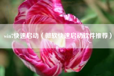 win7快速启动（微软快速启动软件推荐）