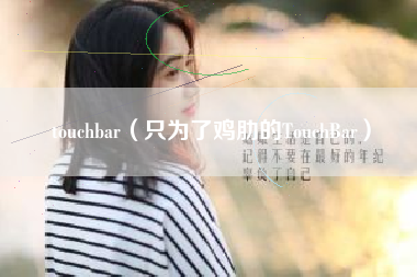 touchbar（只为了鸡肋的TouchBar）