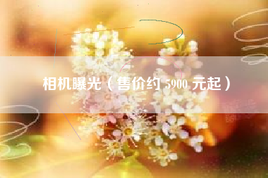 相机曝光（售价约 5900 元起）