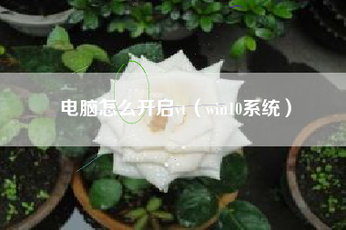 电脑怎么开启vt（win10系统）