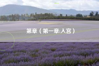 第章（第一章:入宫）