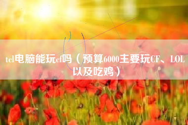 tcl电脑能玩cf吗（预算6000主要玩CF、LOL以及吃鸡）