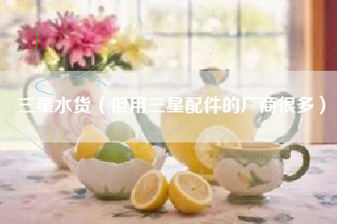 三星水货（但用三星配件的厂商很多）