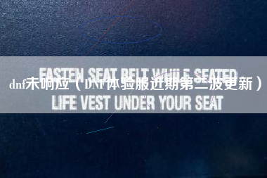 dnf未响应（DNF体验服近期第二波更新）