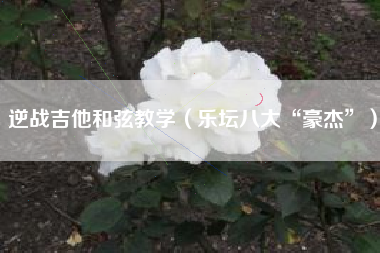 逆战吉他和弦教学（乐坛八大“豪杰”）