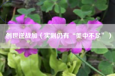 创世逆战加（实则仍有“美中不足”）