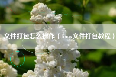 文件打包怎么操作（linux文件打包教程）