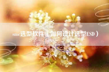 smc选型软件（如何设计选型ESD）