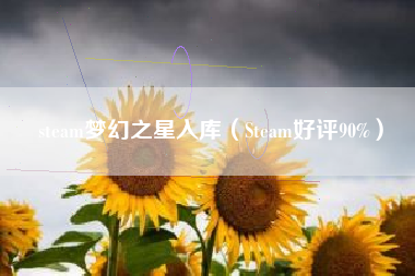 steam梦幻之星入库（Steam好评90%）