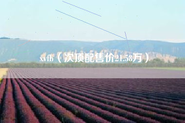 xvfb（次顶配售价21.58万）