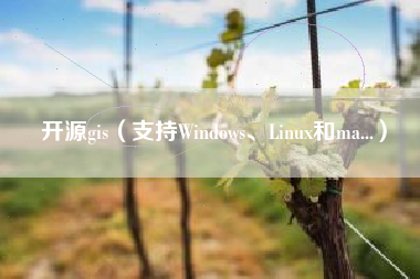 开源gis（支持Windows、Linux和ma...）