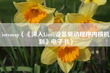 ioremap（《深入Linux设备驱动程序内核机制》电子书）