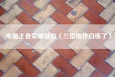 电脑王者荣耀键位（三指操作白练了）