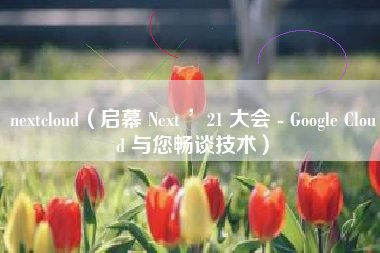 nextcloud（启幕 Next ’21 大会 - Google Cloud 与您畅谈技术）