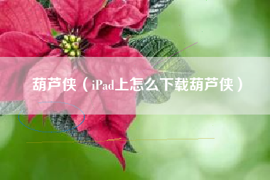 葫芦侠（iPad上怎么下载葫芦侠）