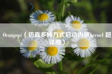 Orangepi（仿真多种方式启动内核kernel 超详细）