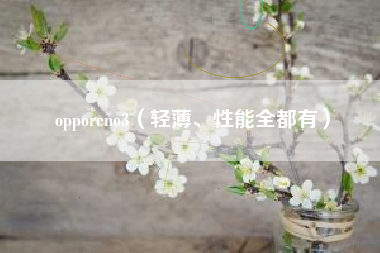 opporeno3（轻薄、性能全都有）