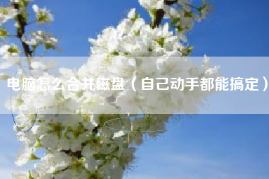 电脑怎么合并磁盘（自己动手都能搞定）