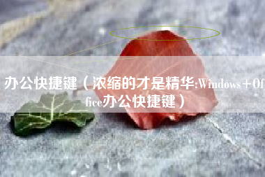 办公快捷键（浓缩的才是精华:Windows+Office办公快捷键）