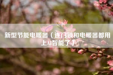 新型节能电暖器（连门锁和电暖器都用上AI智能了）