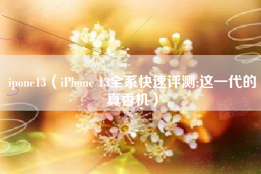 ipone13（iPhone 13全系快速评测:这一代的真香机）