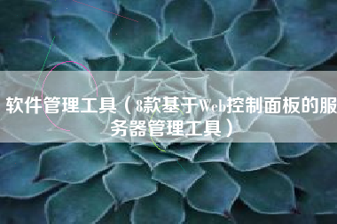 软件管理工具（8款基于Web控制面板的服务器管理工具）