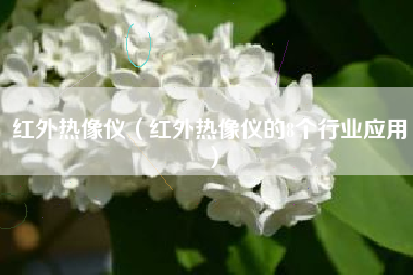 红外热像仪（红外热像仪的8个行业应用）