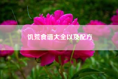 饥荒食谱大全以及配方