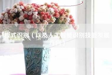 模式识别（以及人工智能识别技能发展方向）