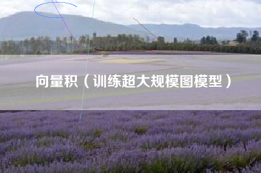 向量积（训练超大规模图模型）