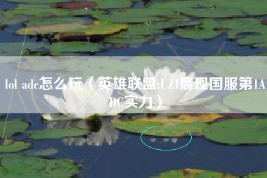 lol adc怎么玩（英雄联盟:UZI展现国服第1ADC实力）