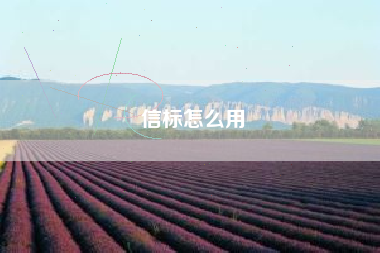 信标怎么用