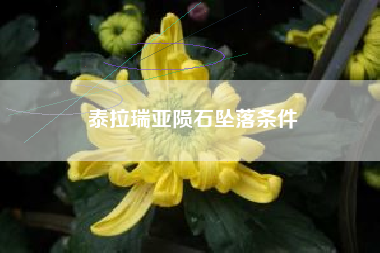 泰拉瑞亚陨石坠落条件