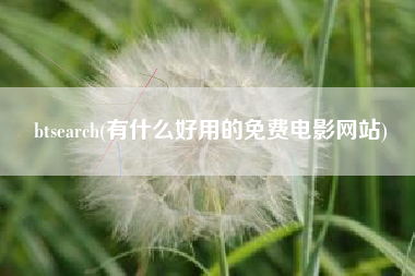 btsearch(有什么好用的免费电影网站)