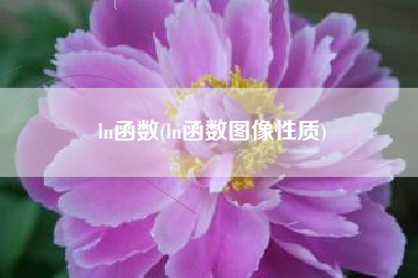 ln函数(ln函数图像性质)