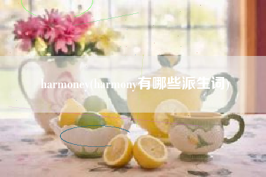 harmoney(harmony有哪些派生词)