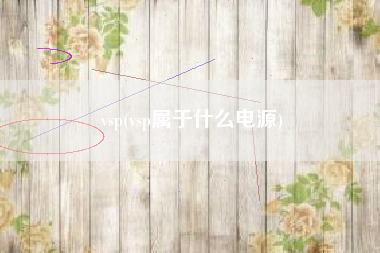 vsp(vsp属于什么电源)